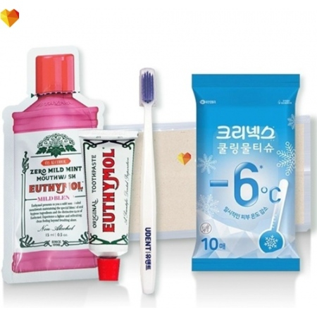 유시몰 유덴트세트 6호(치약20g+알칫솔1개+가글15ml+크리넥스쿨링물티슈) #4