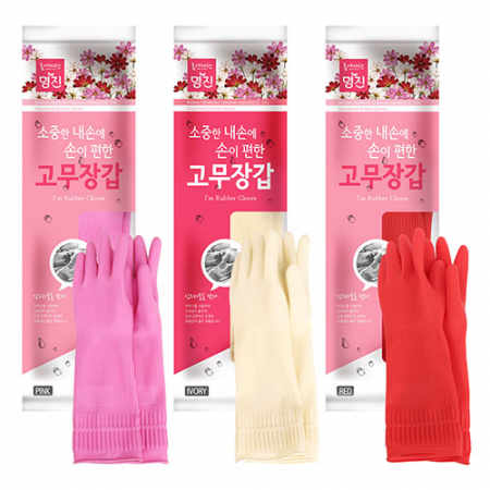 명진 손이 편한 고무장갑 L #2