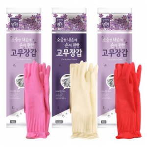 명진 손이 편한 고무장갑 XL