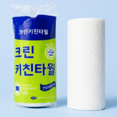 크린랩 크린키친타올 (2겹) 60매 1P