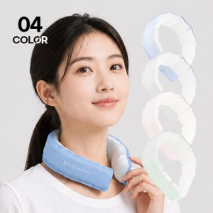 여름용 18도 내장형 와이드 넥쿨러 쿨링밴드 아이스 스카프 // 국내산