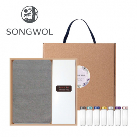 (송월타올)뉴컬러무지150g 텀블러세트(뉴컬러무지150g + 메탈트라이탄) #3