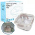 작은이미지: 전자렌지 스텐 핸디형 정사각 밀폐용기 대형 4000ml 손잡이케이스포함 #2