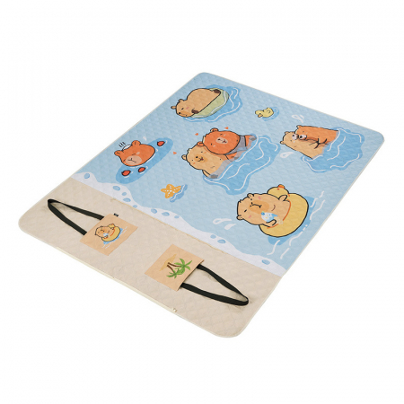 Blossom [맞춤제작] 2026신형 토트백형 초음파 퀼팅 방습 피크닉 매트 돗자리-1P #4