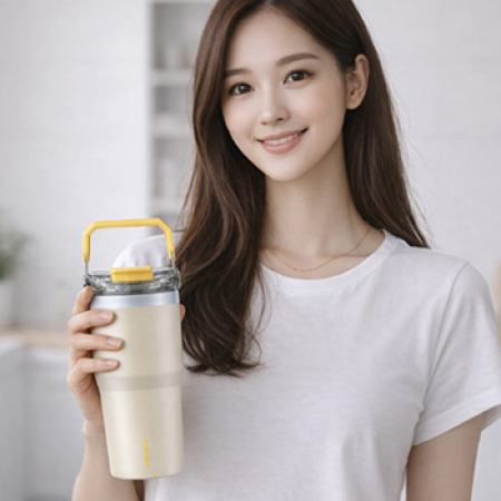 에디토 스윙핸들 음용방법다양화 시그니처 메가텀블러600mL #4