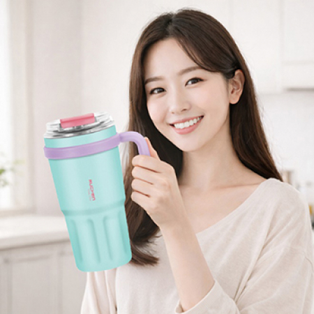 에디토 그립감이 좋은 손잡이 메가텀블러 725mL #4