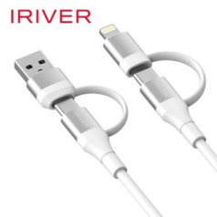 아이리버 정품 60W 2in2 고속충전 데이터 케이블 1.5M ISD-CL150CA