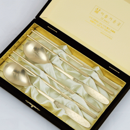 JJ806 제노바 웨이브 티타늄 수저세트 2벌 #2