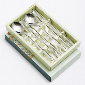 JJ705 키친아트 교회용 맞춤 수저세트 2벌