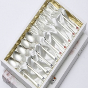 JJ208. 제노바 명품 은티스푼 세트 티포크세트 10P