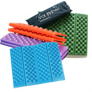 주머니 포함) 4단 방석 다용도 방석 사우나 방석 접이식 방석