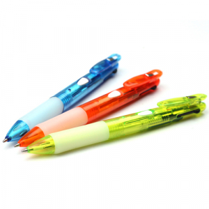 쓰리 칼라 3색 볼펜 1.0mm / 안정적 필기감