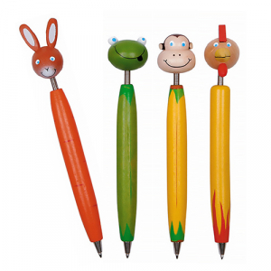 캐릭터 목각 볼펜