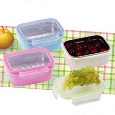 스테인리스 이중밀폐용기 도시락 (대)