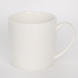 U자 백자 머그 330ml // 국산