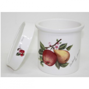 과일 도자기 수저통