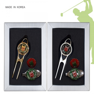 ST-224Set 그린보수기 + 클립 + 볼마크 골프용