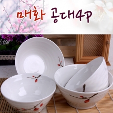 dr매직 매화 공기대접 4p (국산)