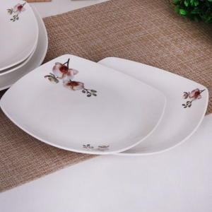 호접란 사각접시2p-7인치