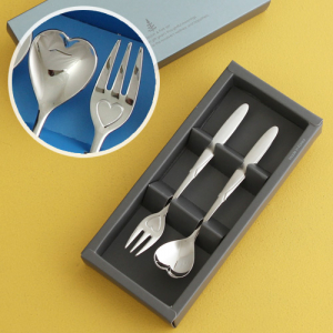 엔젤하트 티스푼포크 2P 과일포크 하트스푼