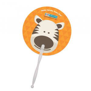 원형 미니 팬시부채