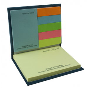 양장 커버형 (Y- 10) - 점착메모지 상하단 형광 오색지