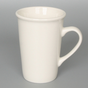 모던 롱 화이트 머그 (머그컵) // 국산