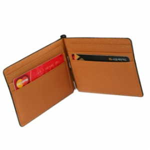 국산 천연 소가죽 머니 클립 (1113)