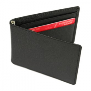 국산 천연 소가죽 머니 클립 (1103)