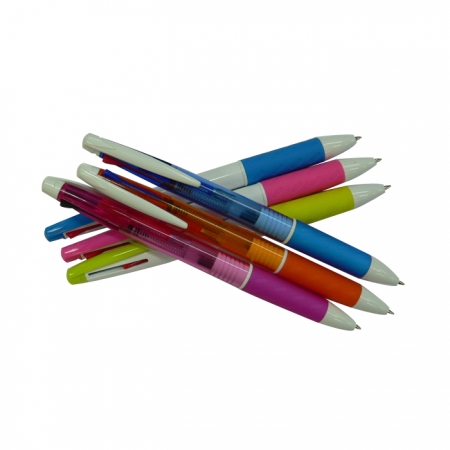 에이스 3색 투명 볼펜 #5