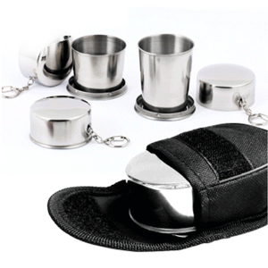 등산컵 (스테인레스 접이식컵) - 베이직