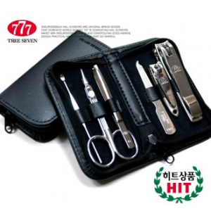 쓰리세븐 HD-460S 크롬 손톱깎이 세트