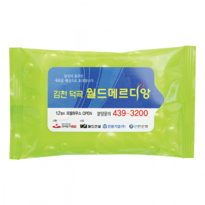 (JC) 녹색 나라 물방울 연두 물티슈 (10매)