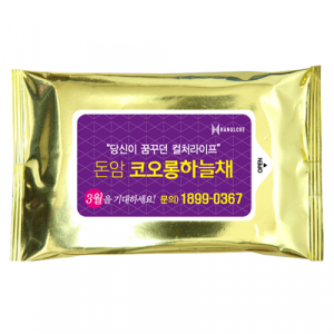 (JC) 녹색 나라 메탈 골드 물티슈 (20매)