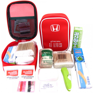 허리 벨트 등산 여행용세트 (적색) (10종