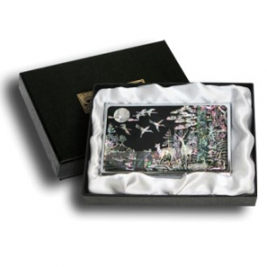 자개 명함지갑 명함케이스 명함홀더 고급 // 국산