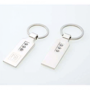 메탈 직사각 큐빅 열쇠고리 MS1063