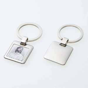 정사각 메탈 에폭시 열쇠고리 MS1050