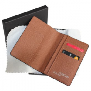 양면 천연 소가죽 블랙& 브라운 투톤 여권지갑 (1184) // 국산