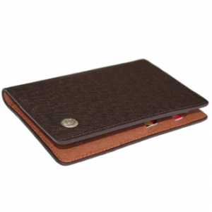 양면 천연 소가죽 브라운 투톤 여권지갑 (1183) // 국산