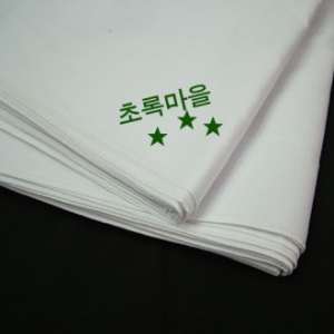 백색 손수건 30cmx30cm, 흰색 손수건, 나염 학습 손수건