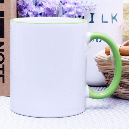 샤인 핸들 그린 매직 머그컵 #2