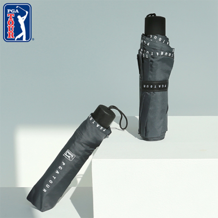 PGA 3단 수동 로고 바이어스 우산 #2