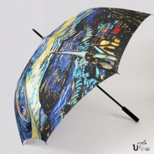 75 골프 수동 우산 고흐 별밤 [국내 제작]