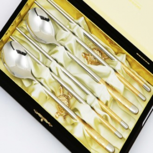 JJ036 제노바 진공 금도금 거북 수저세트 2벌