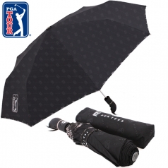 PGA 3단 엠보선염 바이어스 완전자동 우산