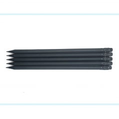 흑목 원형 지우개 연필