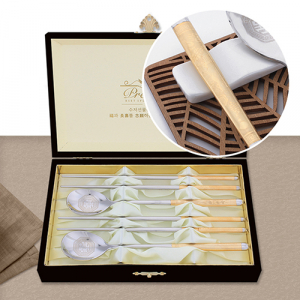 황금 홀로십장생수저 2벌(1173-B)