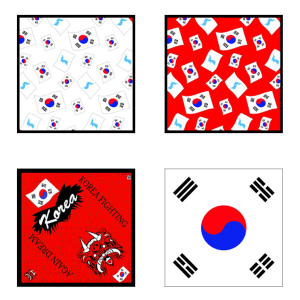 월드컵 손수건 모음, 태극기 손수건, 붉은악마 손수건
