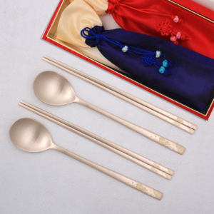 특 원앙 유기수저 2벌 (1410-B)